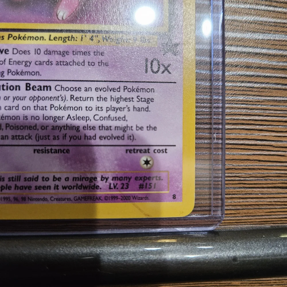 Pokemon Mew 8 Promo Card